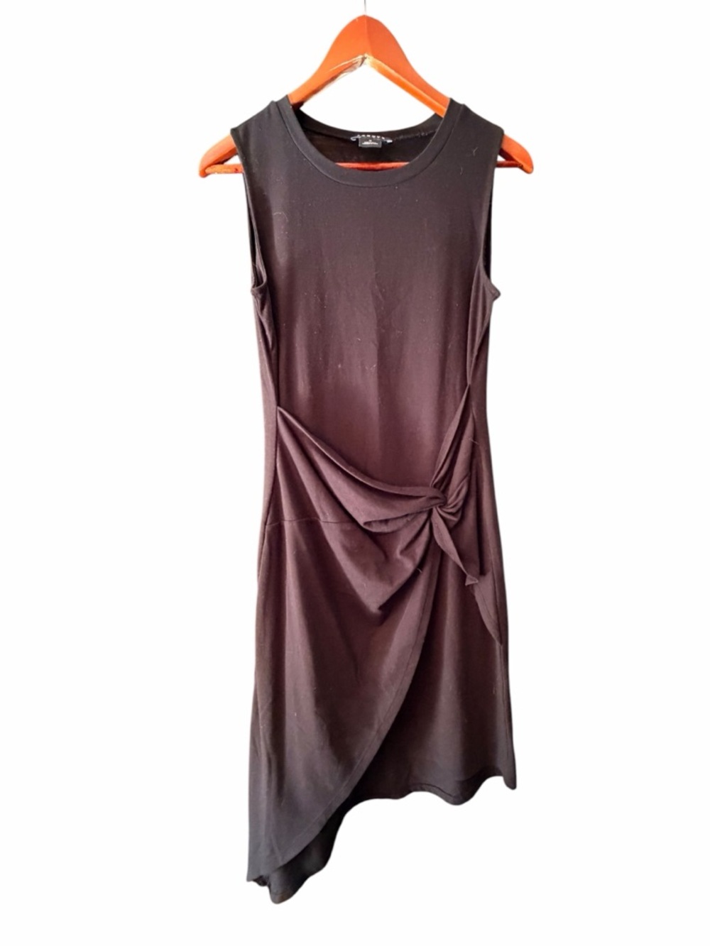 Sleeveless Black Knot-Detail Dress - Women